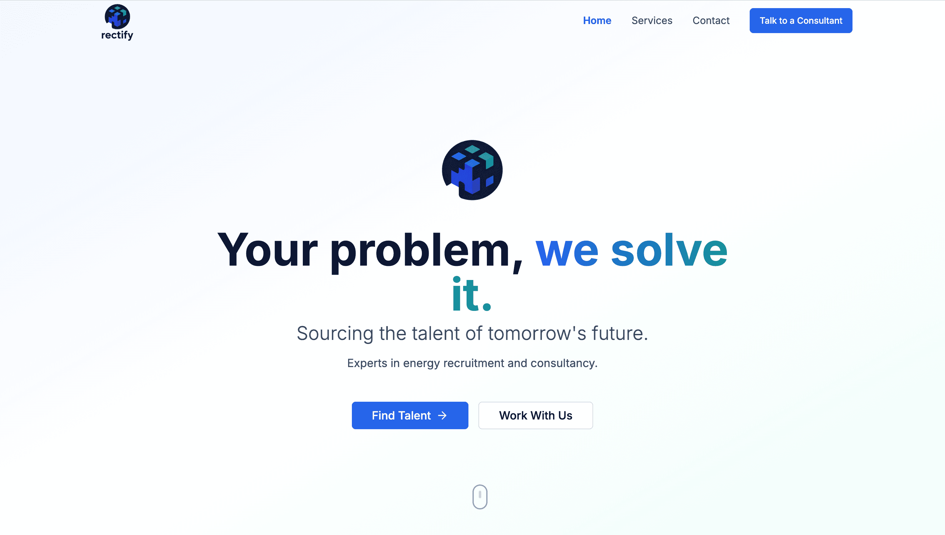 Rectify International website case study